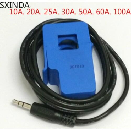 1pcs SCT013 High Quality 5A 10A 15A 20A 30A 50A 60A SCT-013-000 Non-invasive AC current sensor Split Core Current Transformer