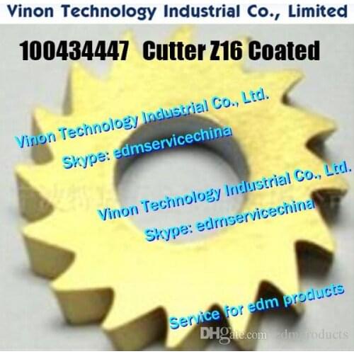 100434447 edm Cutter Z16 Lower Ø30xØ12x6mm for ROBOFIL 230F,240,330F,440,640. Charmilles C503 Cutter Knife 30Dx16Teeth 434.447