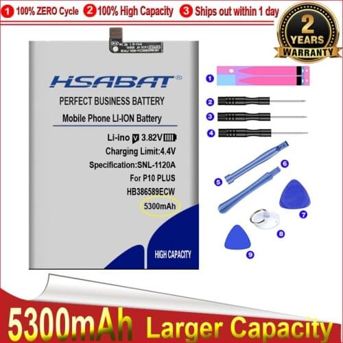 HSABAT 0 Cycle HB386589ECW Battery for Huawei Nova3 Nova3i Nova 5T Honor Play Nova 4 V10 Maimang 7 Honor20 Honor 20S Accumulator