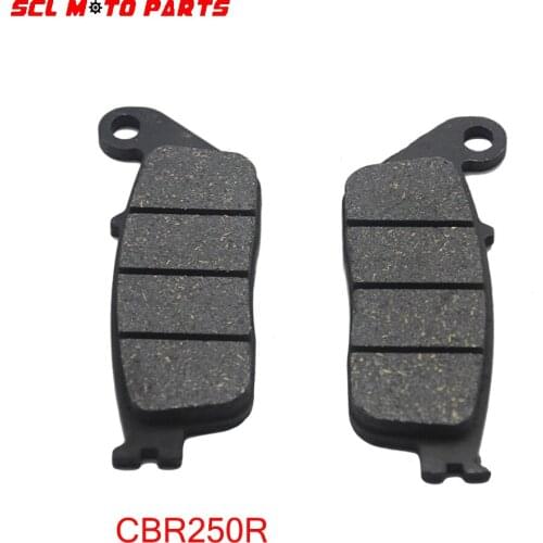 ALconstar-Motorcycle Front Disc Brake Pads and Rear Disc Brake Pads Set Brake System Racing 3 Pairs Semi-metal For Honda CBR250R