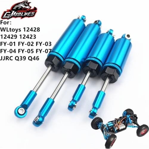 2pc/set CNC 6061 metal front rear Shock absorber for wltoys 12428 12429 12423 FY 01 03 RC 1/12 RC Upgrade parts