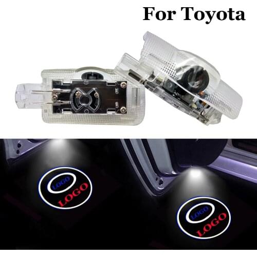 Auto Led Car Door Welcome Light For Toyota 4 Runner Avalon Camry Highlander Land Cruiser Prius Sequoia Sienna Tundra Venza