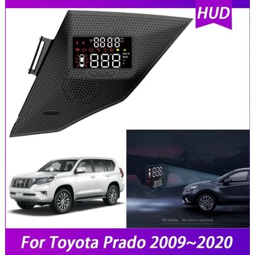 Head Up Display HUD For Toyota Prado 2009~2016 2017 2018 2019 2020 Car Electronic Accessories Plug And Play Safe Driving Screen
