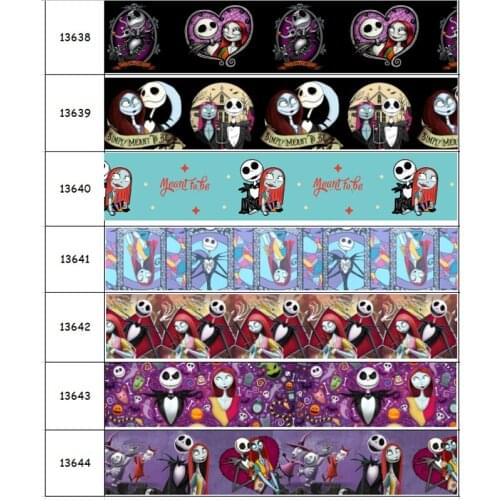 DHK 50yards Flowers Ja Printed Grosgrain Ribbon Accessory Hairbow Headwear Decoration DIY Wholesale OEM S1512