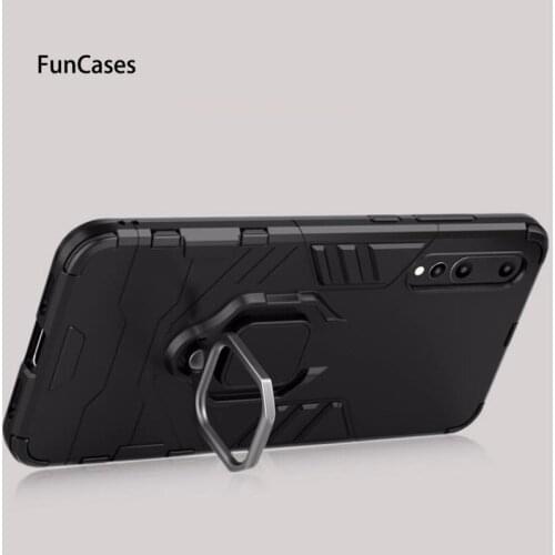 For Huawei P Smart 2019 Case P20 Pro Lite Mate 20 Pro Lite P30 Pro Lite Stand Holder Metal Ring Magnetic Back Armor Cover Cases