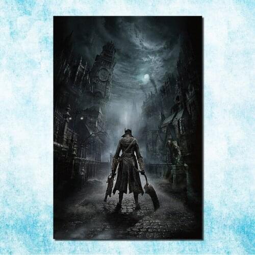 Hot Bloodborne Art Silk Canvas Poster Print 13x20 Inch Game Picture For Living Room Decoration -7