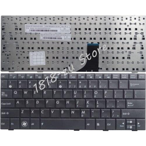 YALUZU New Keyboard US English Version for ASUS EEE PC 1001 1001H 1005 1005H 1005HD 1005HA 1008 1008H Laptop keyboard black new
