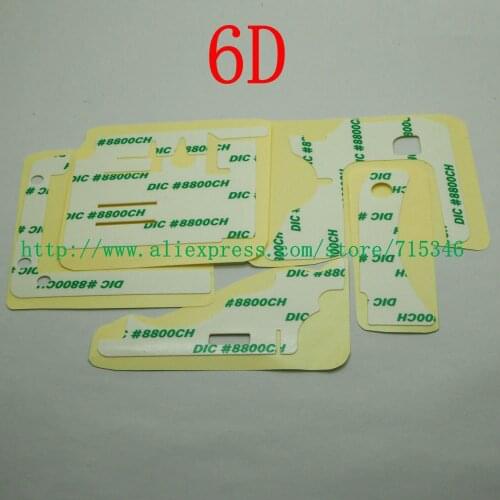 New Grip Holding Rubber Double-sided Adhesive Tape For Canon EOS 6D / 5D Mark II 5D2 / 5D Mark III 5D3 Camera Repair Part