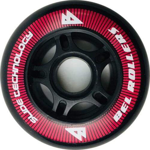 Japy Roller Skate Wheels 4 Pieces / lot 85A 80mm PU Tires Inline Skate Slalom Sliding Skating Wheel For SEBA Powerslide Patines