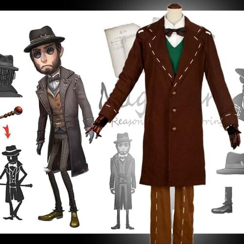 Game Identity V Cosplay Costumes Survivor Servais Le Roy Magician Cosplay Costume Original Skin Uniforms Clothes Wears Suits