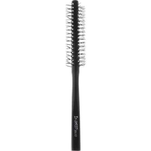 No Static Volumizing Curling Round Hairbrush For Smoothing Blow Drying Black