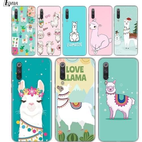 Llama Alpacas Animal Soft TPU Silicone Cover For Xiaomi Mi Note 11 10T 10 9 9T SE 8 Lite Pro Ultra 5G Phone Case