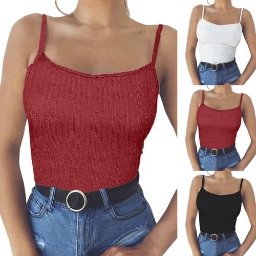 Fashion Casual Sexy Womens Sexy Tank Top Vest Off Shoulder Sleeveless Halter Blouse Corset Tops T-shirt Ladies Crop Top 2021