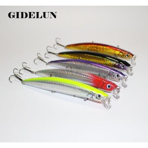 Wholesale fishing lure 15cm/29g plastic hard bait minnow lure crank bait fishing tackle 20pcs/lot