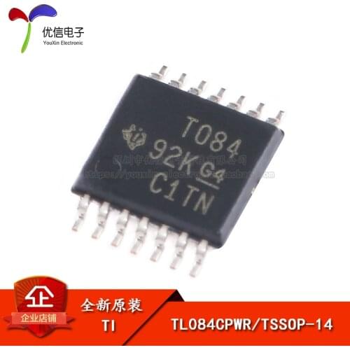 Original TL084CPWR TSSOP-14 four high slew rate chip JFET Input Operational Amplifier