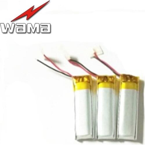 4pcs 501035 135mAh 3.7V Rechargeable Lithium Polymer Batteries For Bluetooth