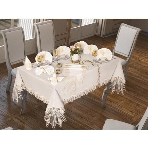Pride Table Cloth 160x260 Cm 26 Piece Cream