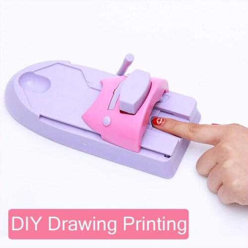 Nail Art Printer Drawing Printing Pattern Stamp Manicure Machine Stamper DIY Kit Nail Painting Machine Manual Nail lamp