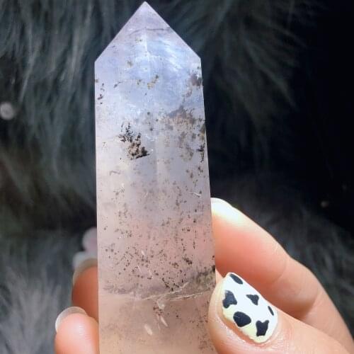 Rose quartz dendrites tower 2108