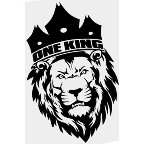 S51124 Various Sizes/Colors Car Stickers Vinyl Decal Cool King Lion Motorcycle Decorative Accessories Waterproof