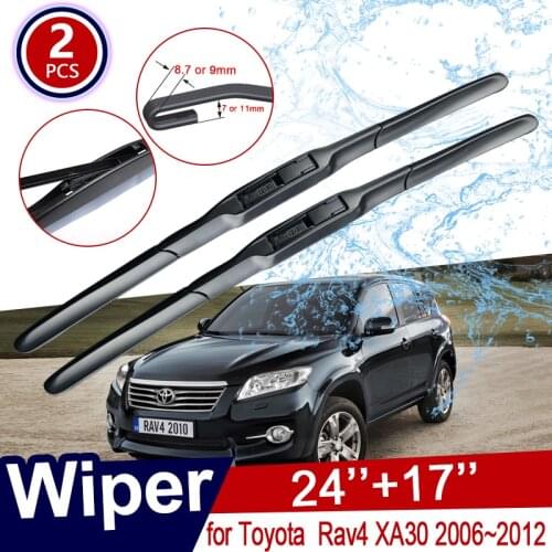 Car Wiper Blade for Toyota Rav4 XA30 RAV 4 30 2006~2012 2007 2008 2009 2011 Front Windscreen Windshield Brushes Car Accessories