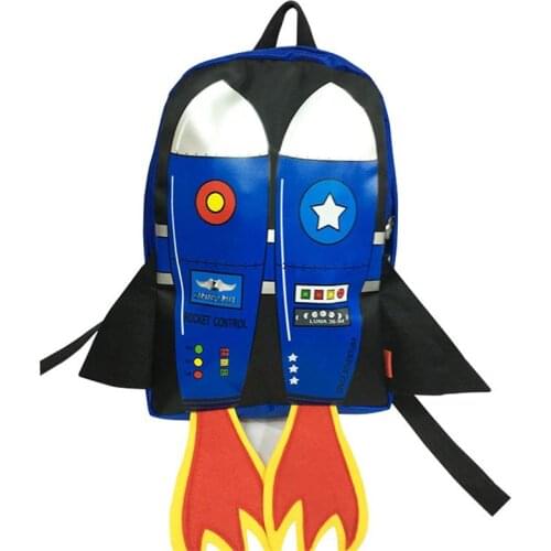 Rocket School Bags For Kids Girls Boys Children Toddler Backpacks Schooltas Nylon Minion Backpack Yellow 2016 Mochila Satchel