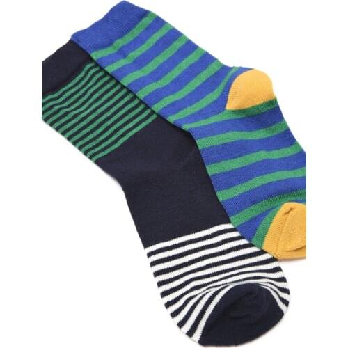 Trendyol 2'li Package Stripe Male Child Knitted Socks TKDAW22CO0003
