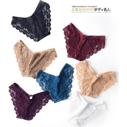 Panties for Woman Underwear Sexy Lace Breathable Soft Lingerie Female Briefs Panty Sexy Transparent Womens Underpants