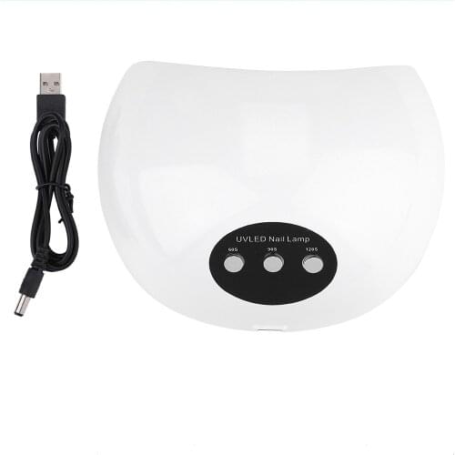 24W Ultra-Portable Fashion Design UVLED Lamp Nail Dryer Curing For Nail Polish Art Tools Gel Curing Lamp