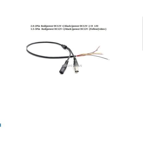 CCTV Camera Video + Power Cable 5Pin Female BNC DC12V For CCTV AHD / CVI / TVI / CVBS Camera