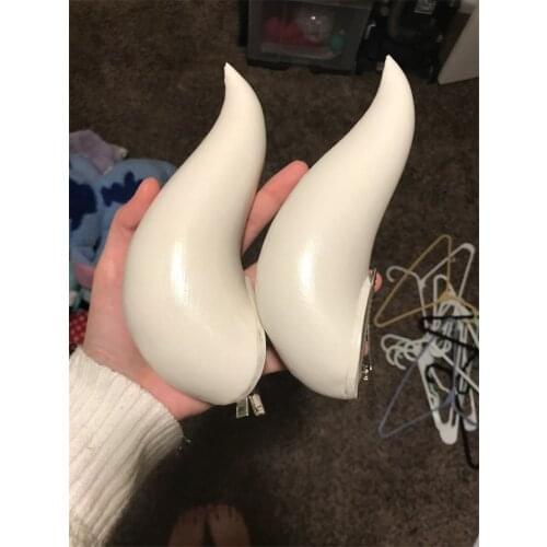 1 Pair Overlord Albedo Cosplay Horns Head Clip Headwear Hairwear Cosplay Props Cosplay Accessories Hair Clip Halloween Christmas