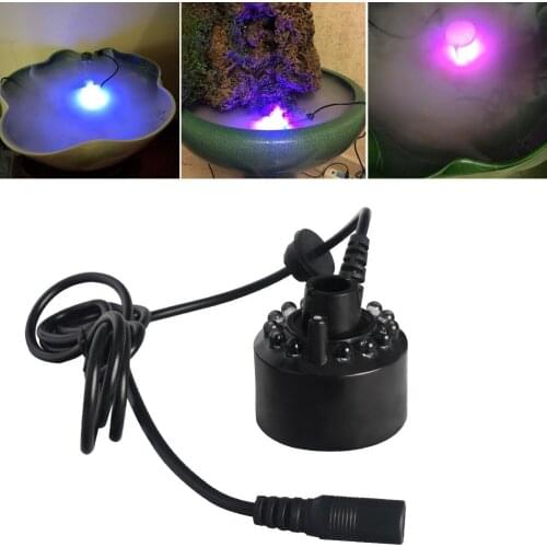 110V-240V Voltage LED Light Atomizer Fish Tank Landscaping Accessories Mini Filter Aquarium Decorations US, EU, UK