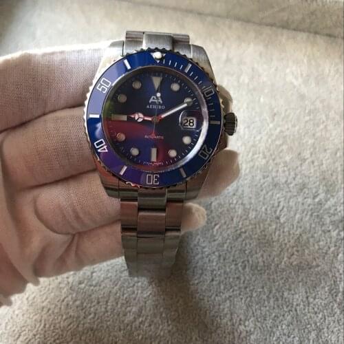 AH AEHIBO Mens Stainless Steel Watch