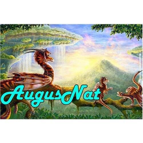 Dragon diamond painting dinosaur daimond embroidery animal puzzle pictures diamant mosaic scenery beads canvas poster big size