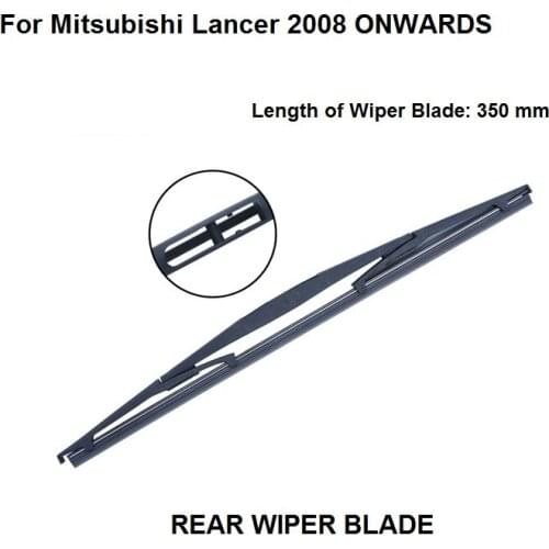 Car Accessories For Mitsubishi Lancer HB 2008-2016 Rear Windshield Window Wiper Blade Only
