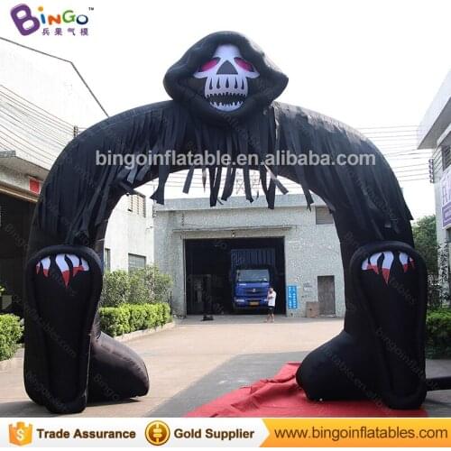 Free Shipping Halloween decorations 5x5 Meters inflatable halloween grim reaper arch for party toys