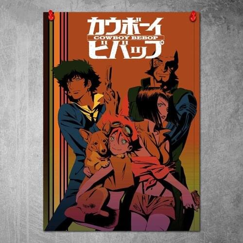 No Frame HD Home Decoration Printing Cowboy Bebop Poster Canvas Wall Art Oil Painting Living Room Decoration