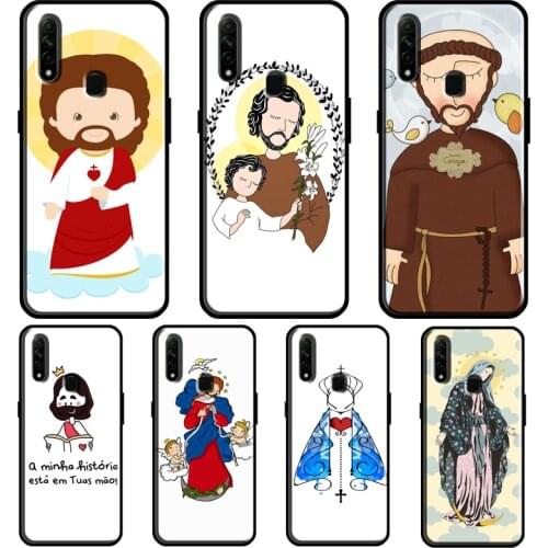 Jesus Couple Amen Cruz Amor Case For OPPO A53 A31 2020 A5 A9 A15 A52 A72 A92 A1K A83 A91 A5S Find X3 Pro Reno 2Z Cover