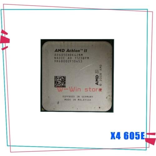 AMD Athlon II X4 605E 605 2.3 GHz quad-core CPU Processor AD605EHDK42GM/AD605EHDK42Gi Socket AM3