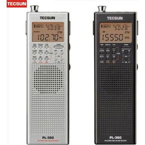 Teh son pl-360 digital tuning high sensitivity all-wave radio Tecsun PL360 FM radio Digital Receiver Desheng Radio Drop Shipping