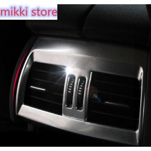 For BMW X5 X6 F15 F16 E70 E71 Car styling Rear Armrest air conditioning vent decorative frame air outlet trim strip Stick