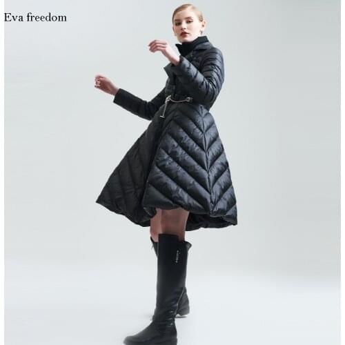 Женские удлиненные куртки Eva freedom China At AliExpress