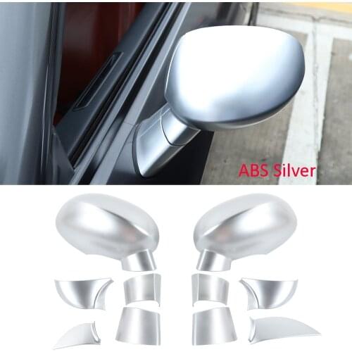 10PCS ABS Exterior Side Rearview Mirror Cover for Dodg Challenger 2009-2020