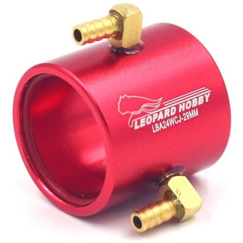 Leopard Hobby LBA24WCJ-29MM brushless motor CNC water cooling jacket system with silicone tube for 24mm inrunner 2435 2440 2445