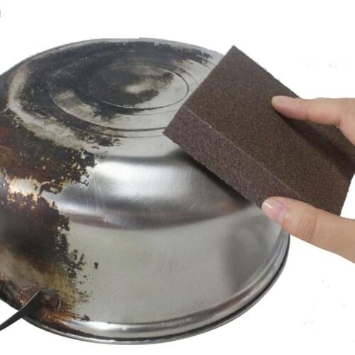 Emery Sponge Wipe The Pot Bottom Artifact Magical Scrub for Cleaning Homeware Kitchen Sponge Removing Rust Rub