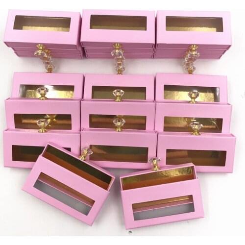 Print logo wholesale marble lash box pink packaging box fake 3d mink lashes boxes faux cils strip diamond magnetic case empty
