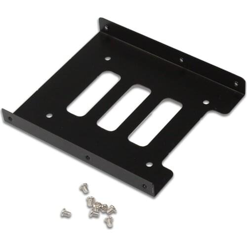 Useful 2.5 To 3.5 Inch SSD HDD Inclosure Metal Mounting Adapter Bracket Dock For Desktop Laptop PC SSD Server