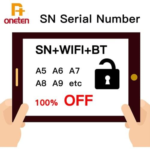 SN Serial Number For iPad Mini 1 2 3 iPad Air 1 2 iPad Pro 2017 2018 2019 WiFi Bluetooth Address for Active Watch iPad
