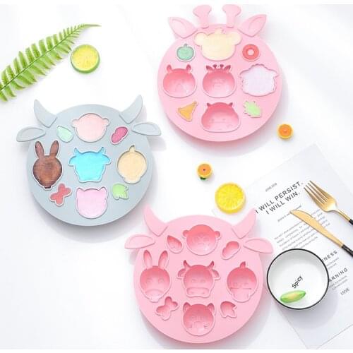 Food Grade Silicone Cake Mold Cartoon Animals Resin Mold Cake Decorating Chocolate Mold Soap Mold Cooking Baking Tools