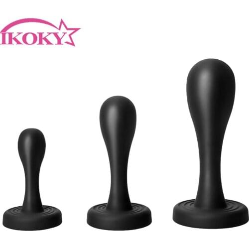 Silicone Anus Dilator Anal Sex Toys For Men Women Gay Dildo Butt Plug IKOKY Prostate Massager Anal Plug Beginner Erotic Toys